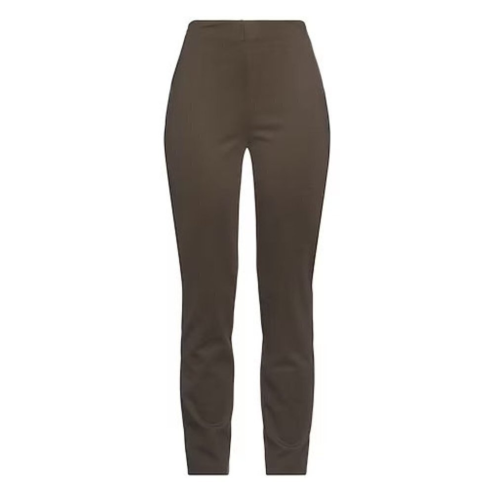 PIERANTONIO GASPARI Brown Elastic Waist Casual Pants Size: 8 / 44 NWT